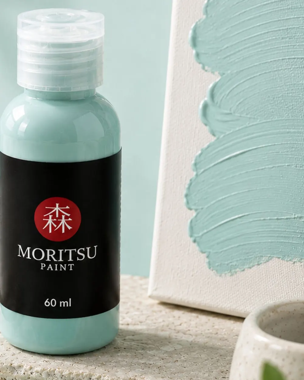 Moritsu Premium Acrylic Paint warna Aqua Serenity