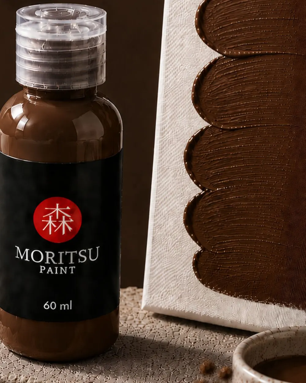 Moritsu Premium Acrylic Paint warna Oxide Brown