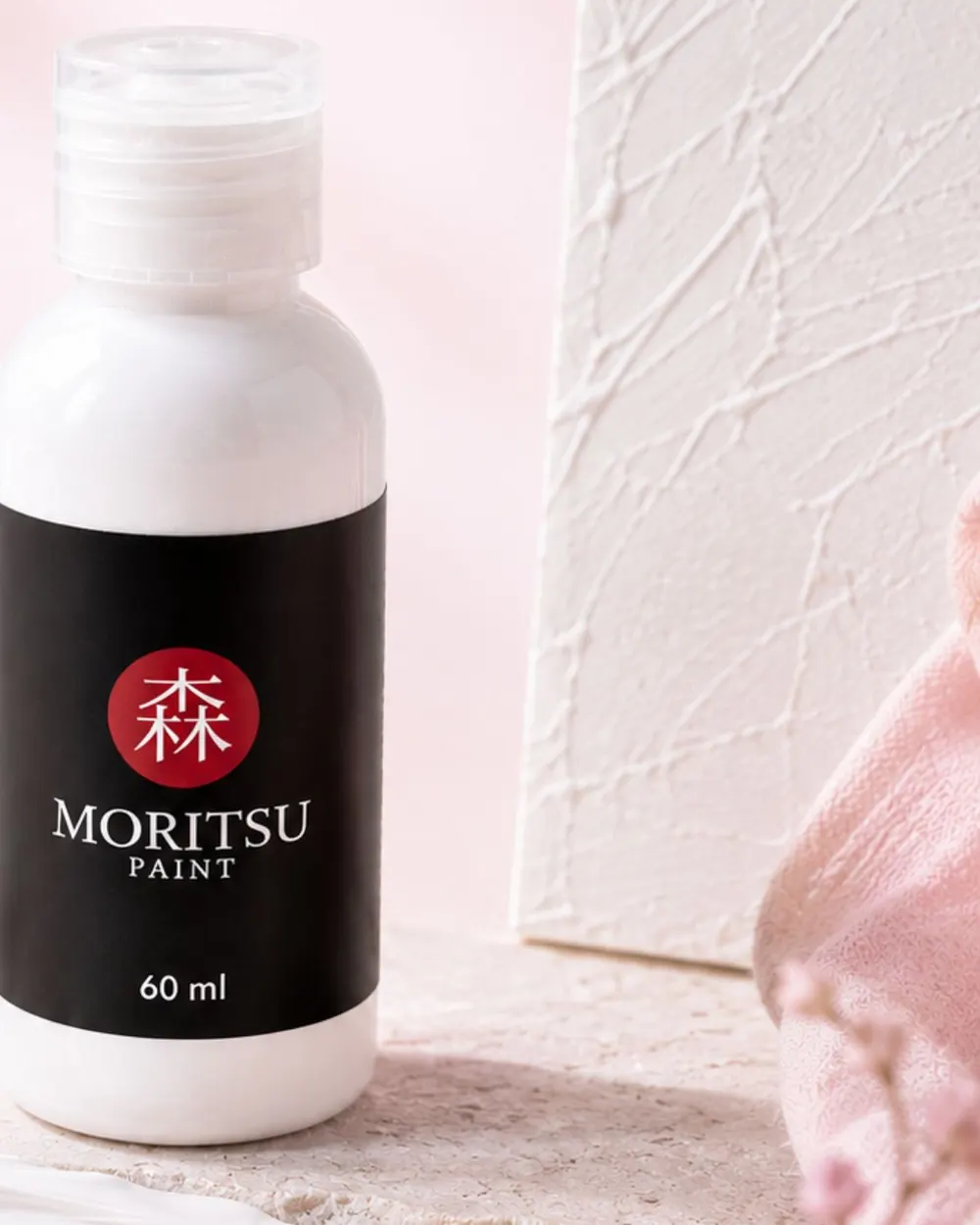 Moritsu Premium Acrylic Paint warna Titanium White