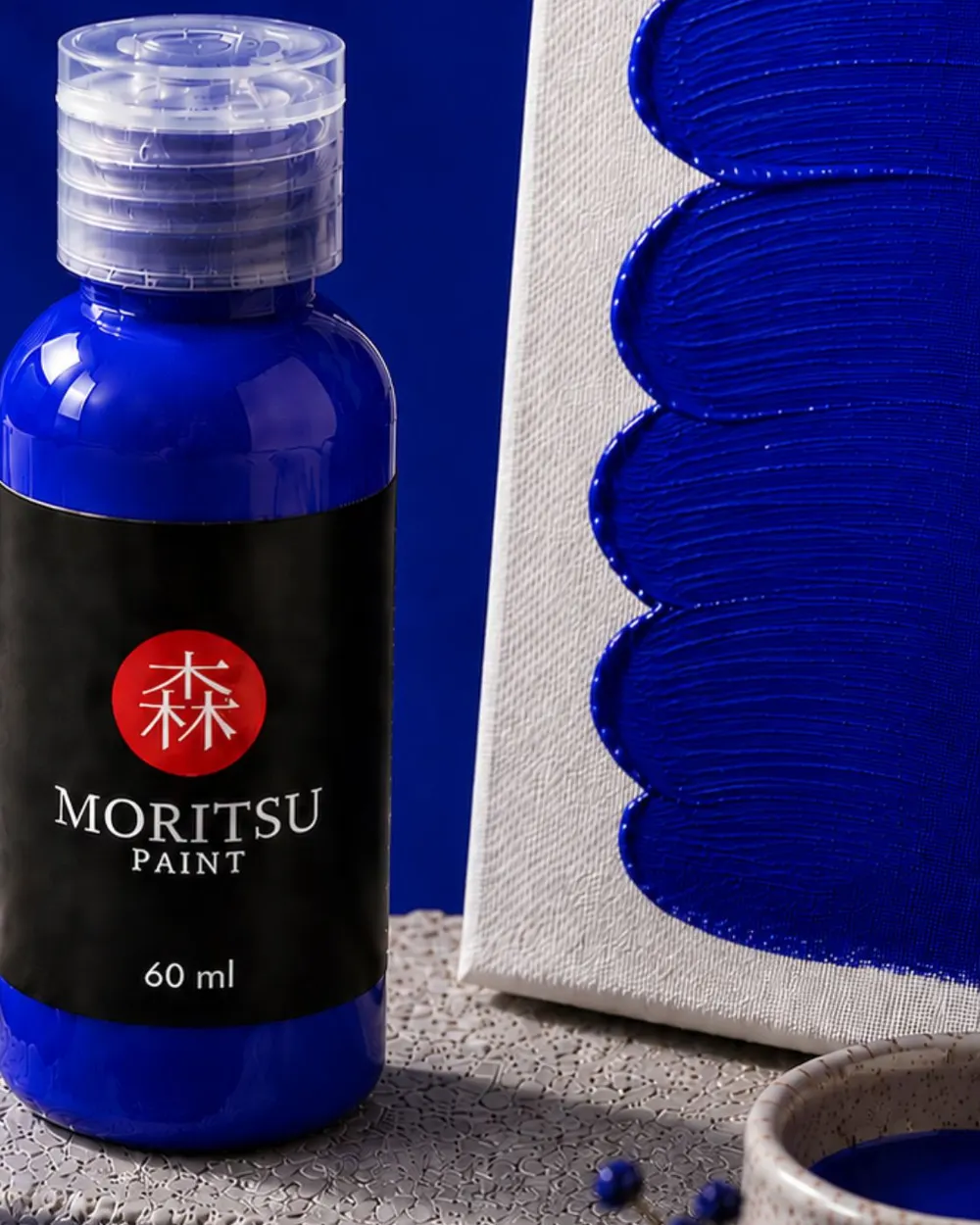 Moritsu Premium Acrylic Paint warna Ultramarine