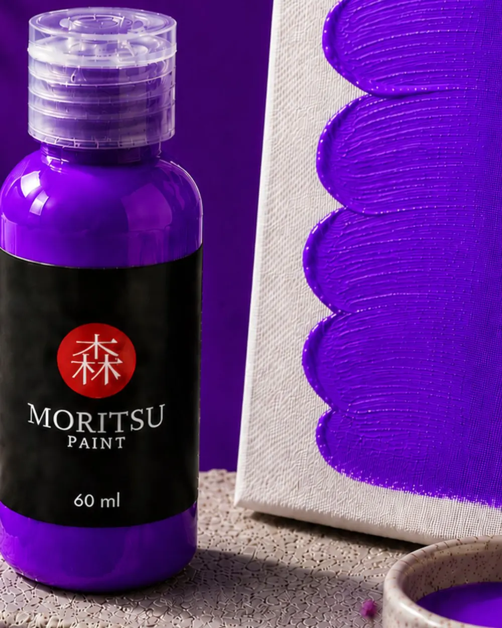 Moritsu Premium Acrylic Paint warna Violet