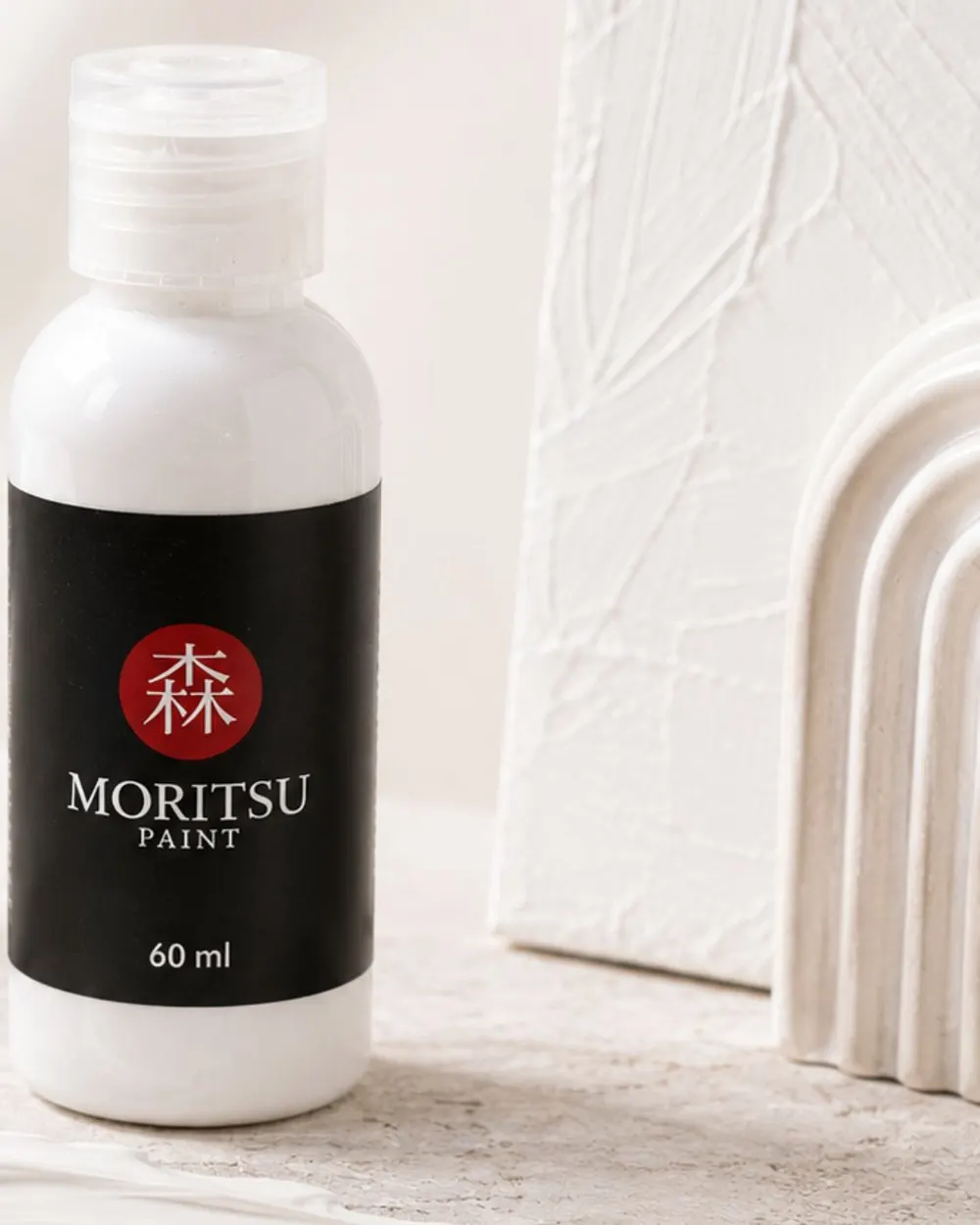 Moritsu Premium Acrylic Paint warna White