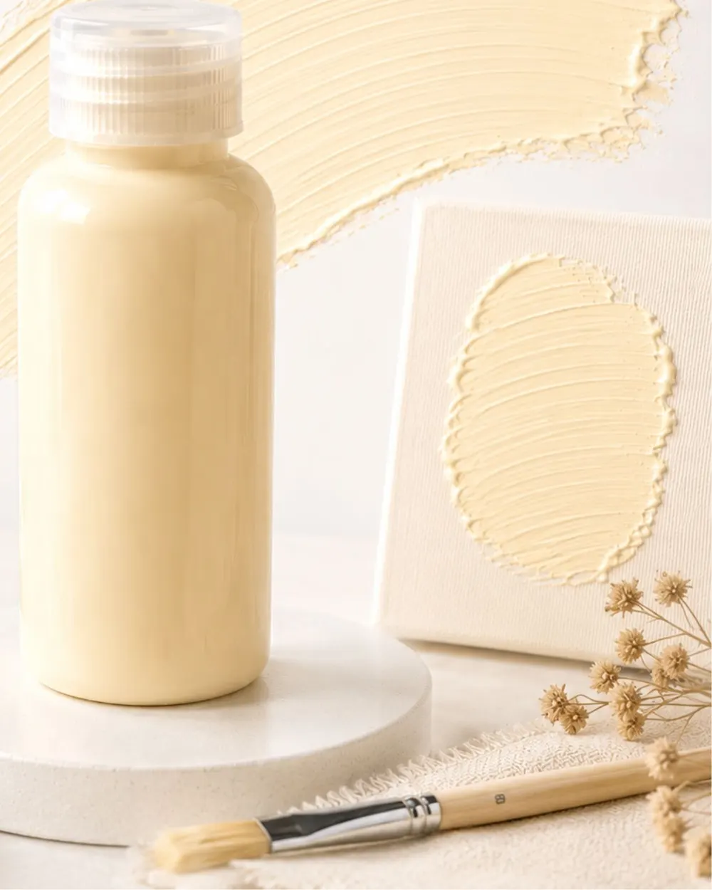 Moritsu Student Acrylic Paint warna Baby Cream