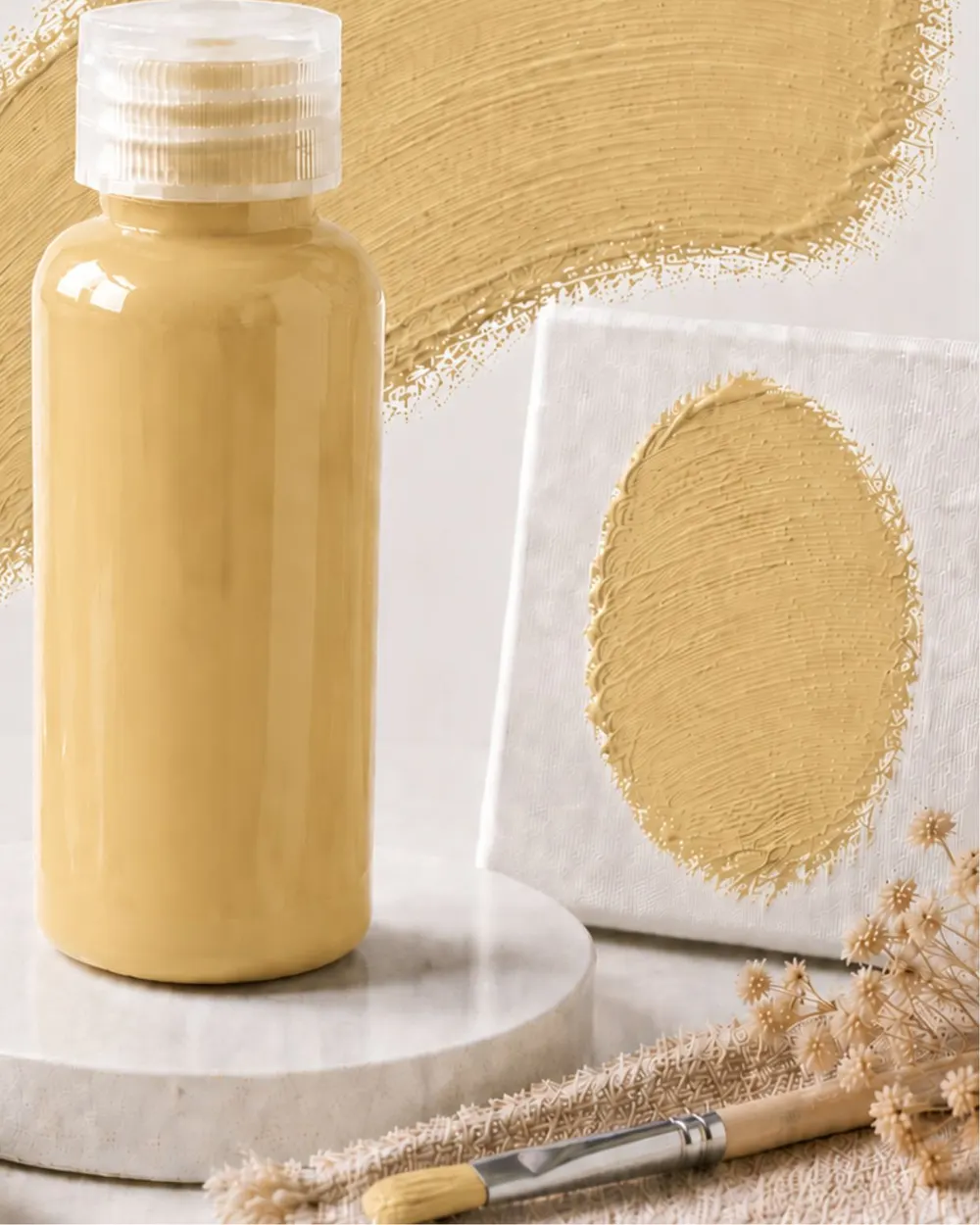Moritsu Student Acrylic Paint warna Beige Cream