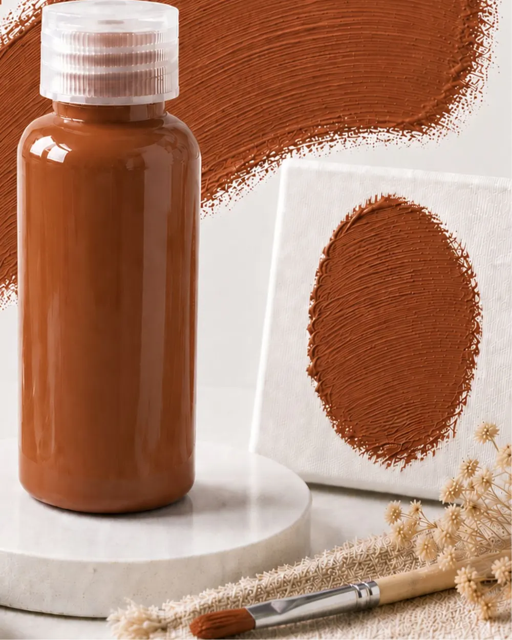 Moritsu Student Acrylic Paint warna Caramel Brown