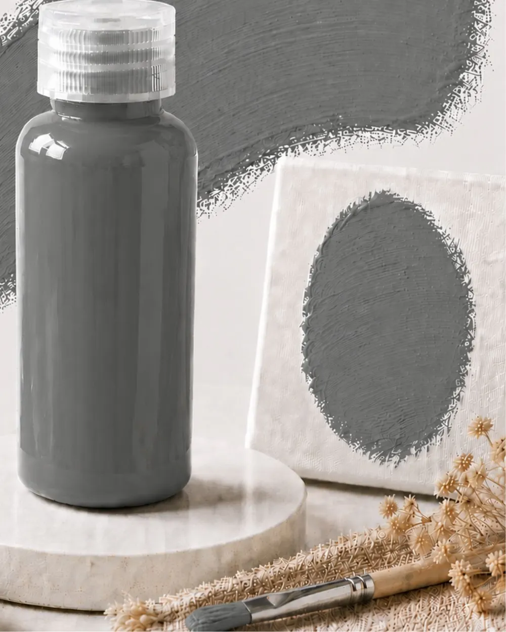 Moritsu Student Acrylic Paint warna Fossil Grey