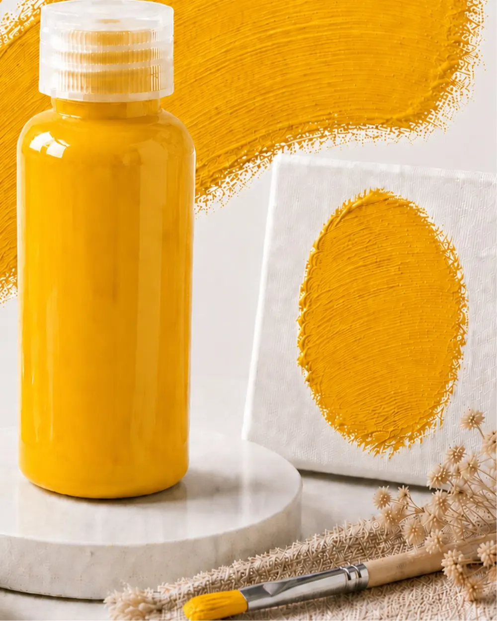 Moritsu Student Acrylic Paint warna Mustard Yellow