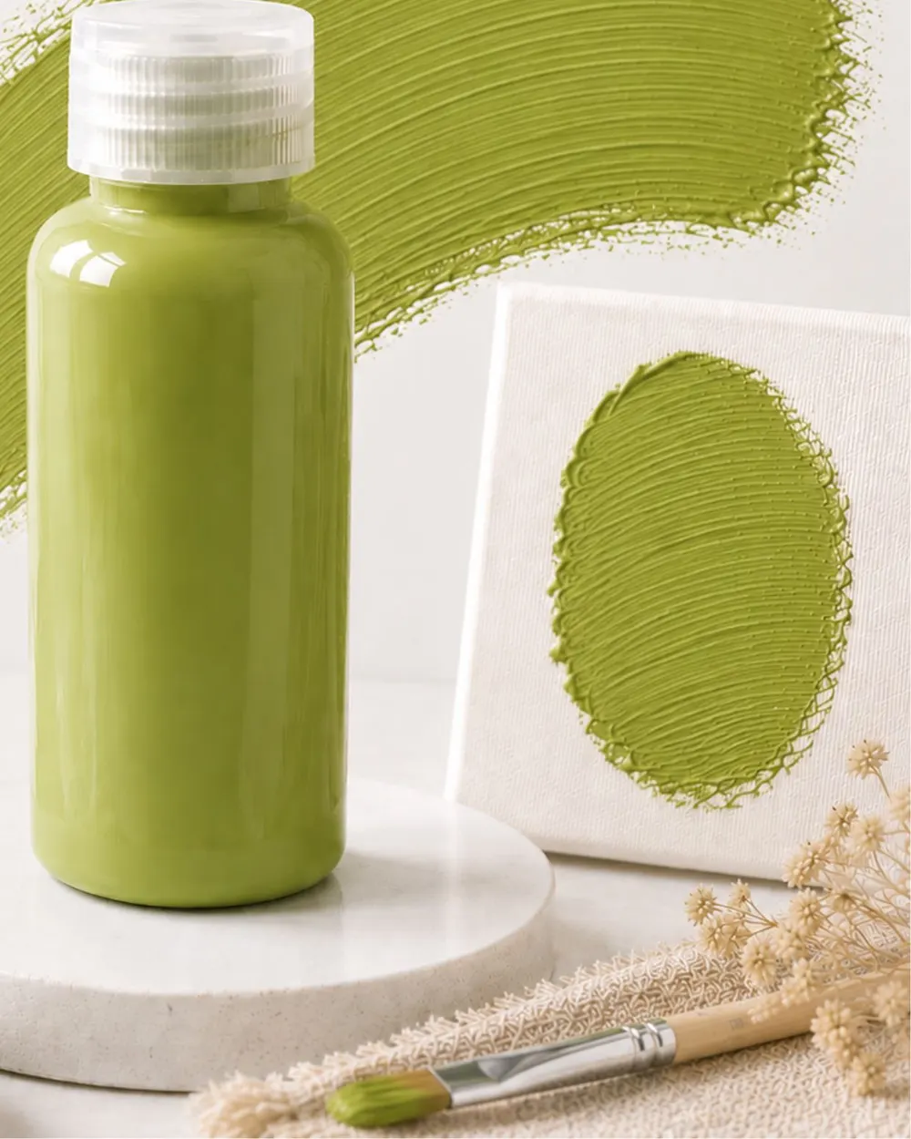 Moritsu Student Acrylic Paint warna Pandan Green