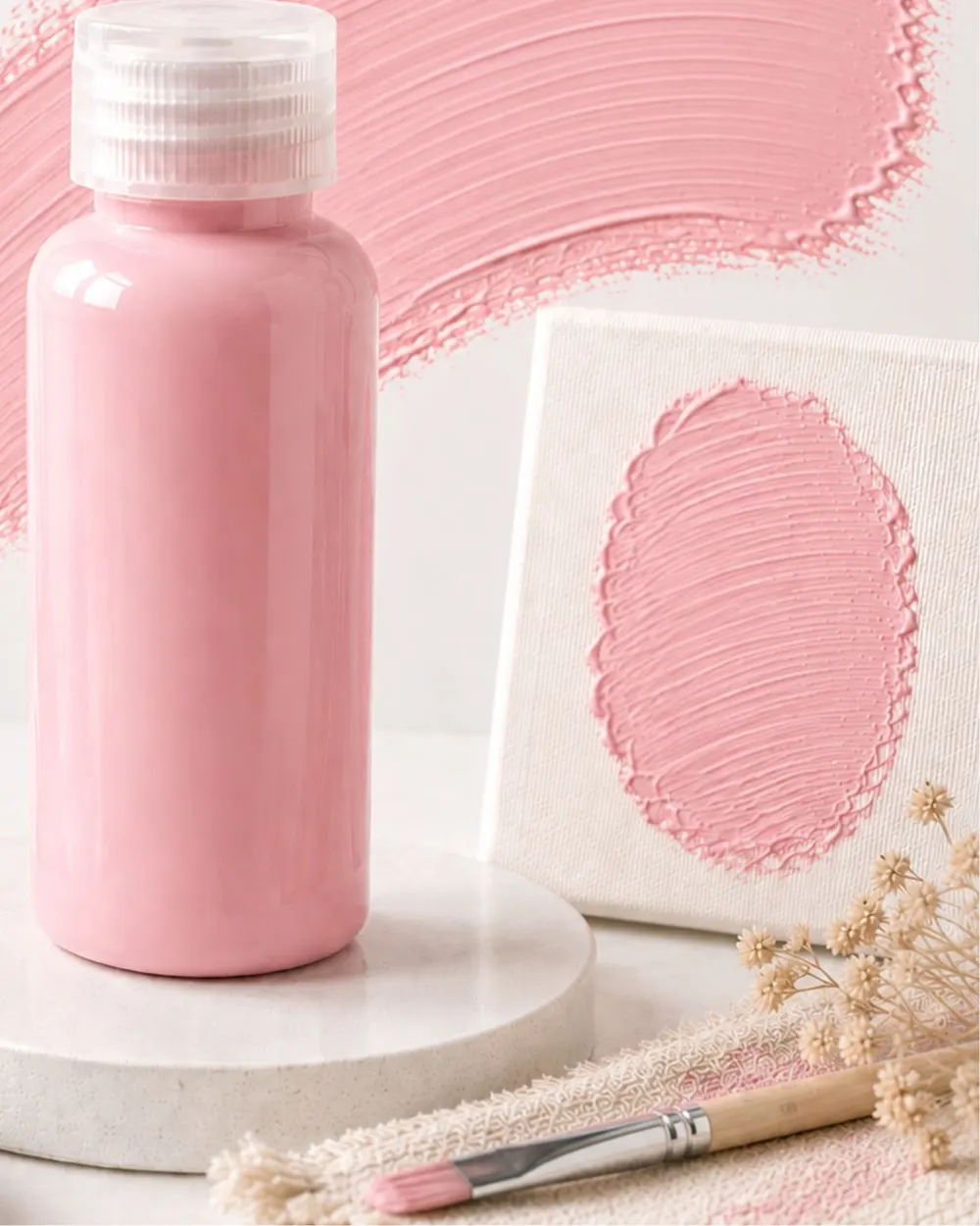 Moritsu Student Acrylic Paint warna Rose Pink
