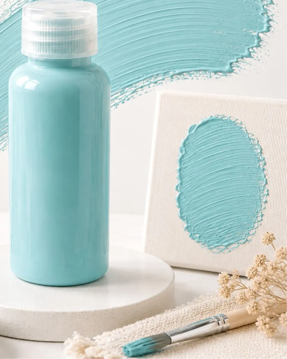 Moritsu Student Acrylic Paint warna Turquoise Blue