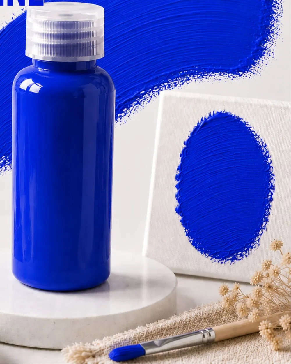 Moritsu Student Acrylic Paint warna Ultramarine