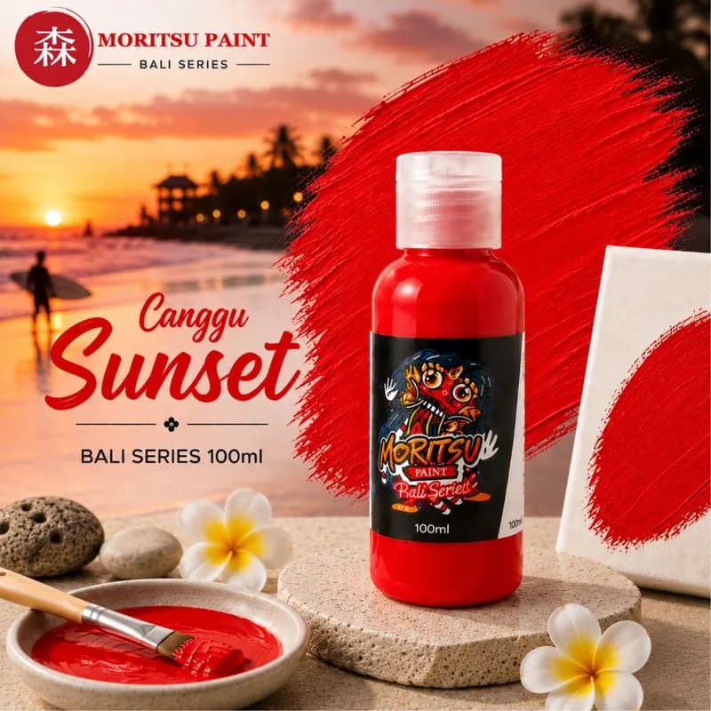 Moritsu Bali Series Acrylic Paint warna Canggu Sunset