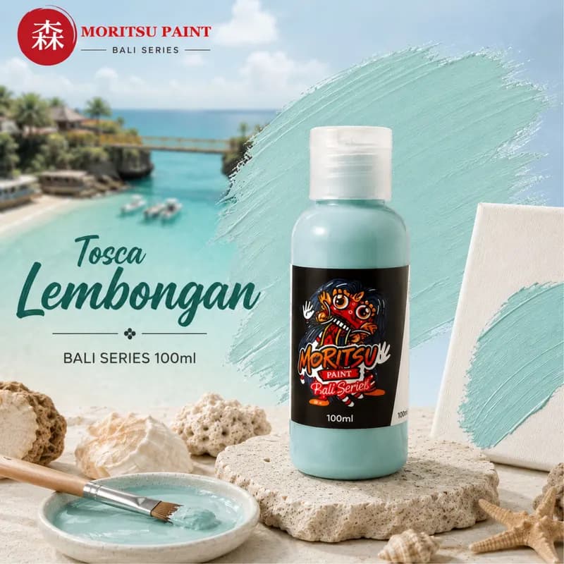 Moritsu Bali Series Acrylic Paint warna Tosca Lembongan