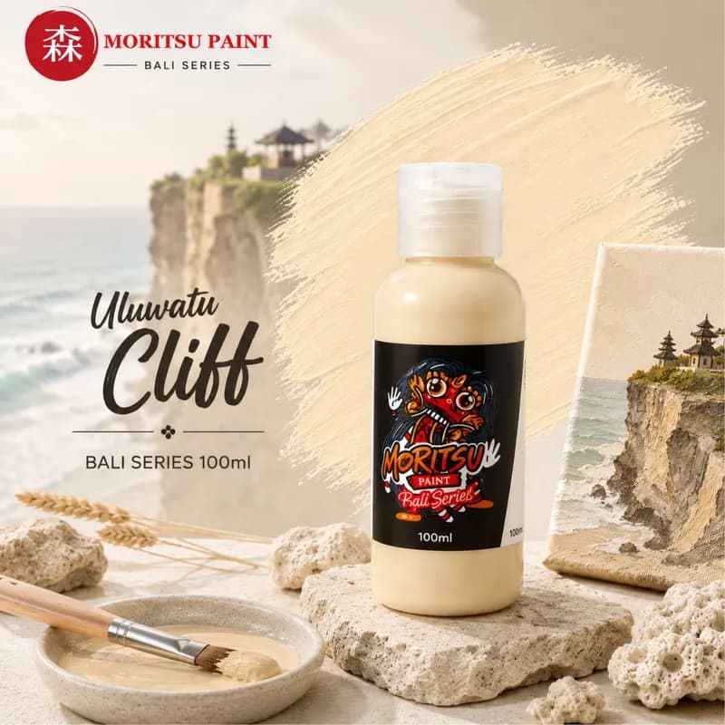 Moritsu Bali Series Acrylic Paint warna Uluwatu Cliff
