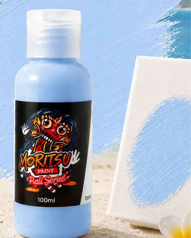 Moritsu Bali Series Acrylic Paint warna Blue Ceningan
