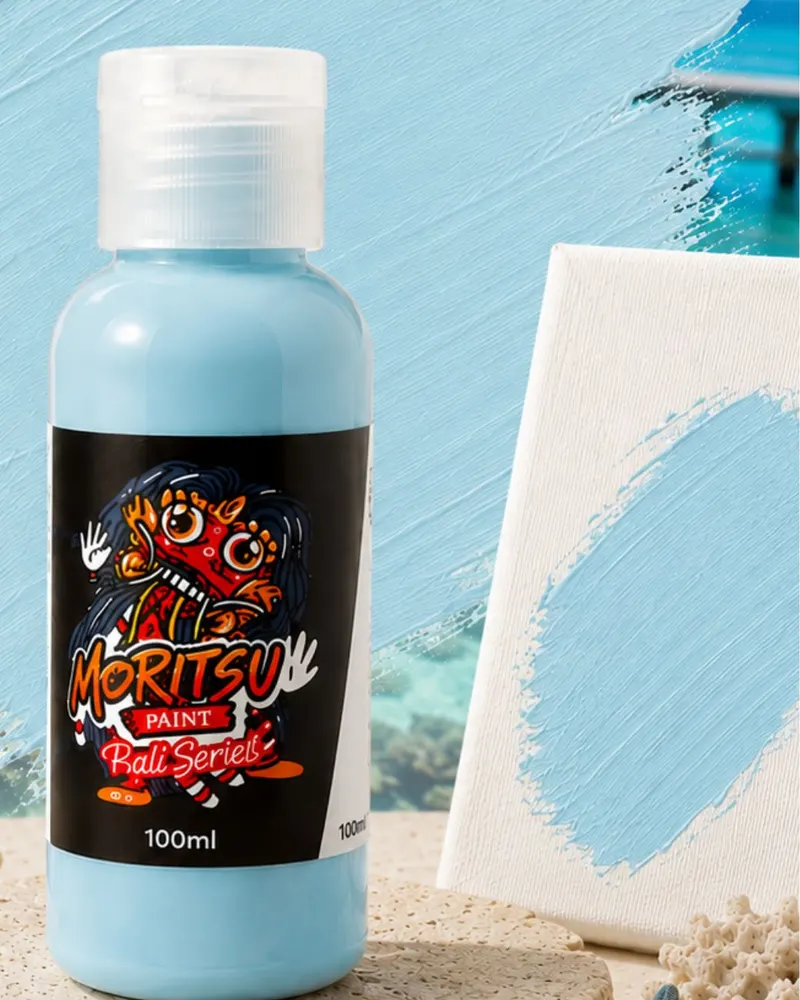Moritsu Bali Series Acrylic Paint warna Blue Menjangan