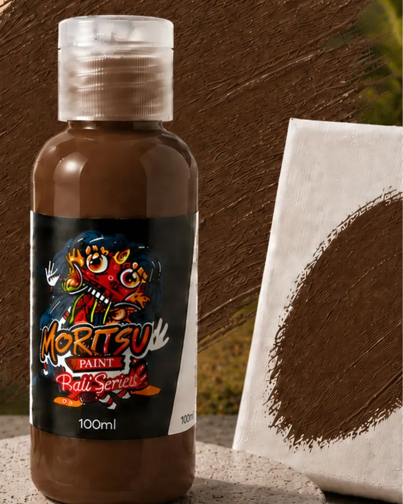 Moritsu Bali Series Acrylic Paint warna Brown Tegalalang