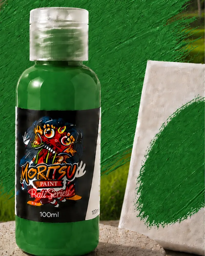 Moritsu Bali Series Acrylic Paint warna Emerald Jatiluwih