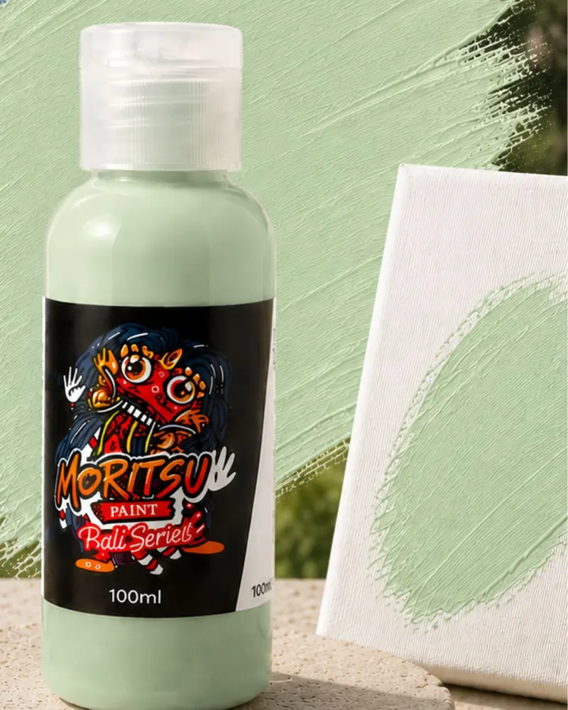 Moritsu Bali Series Acrylic Paint warna Green Batur
