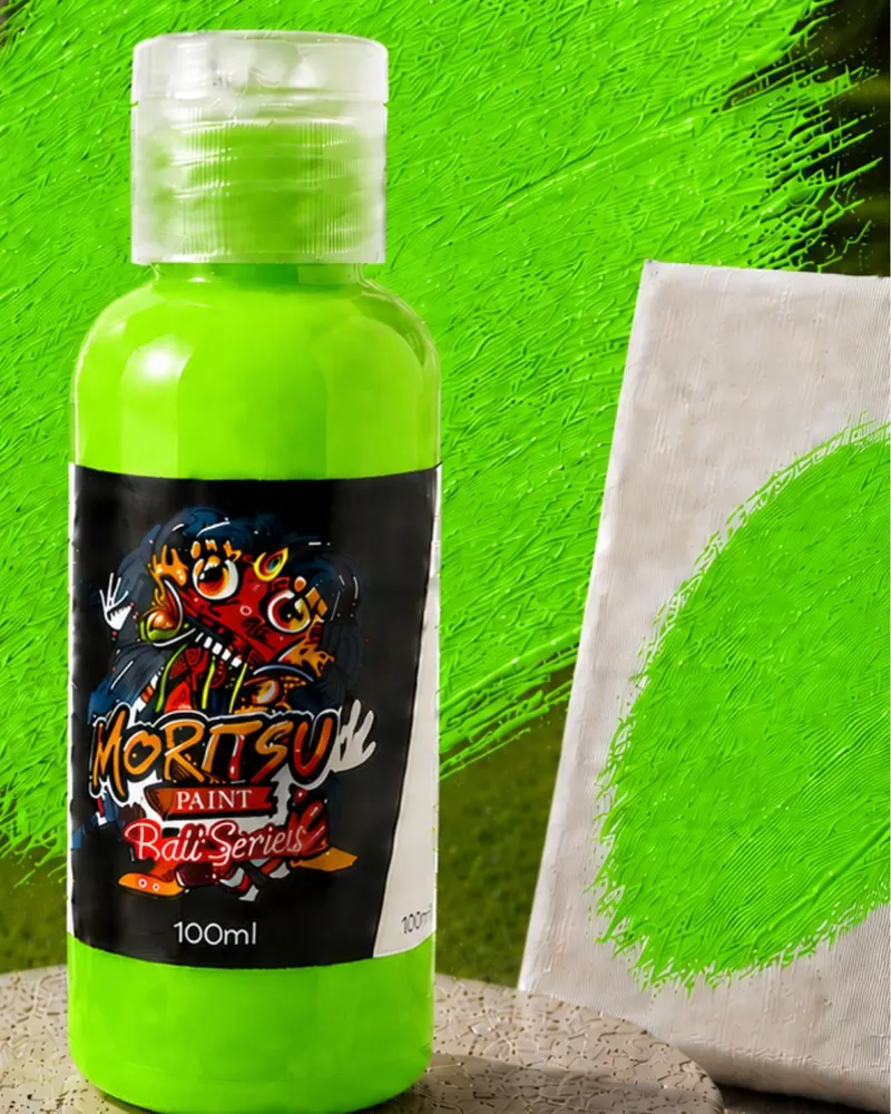 Moritsu Bali Series Acrylic Paint warna Green Ubud
