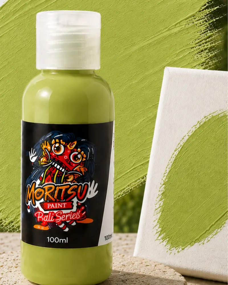 Moritsu Bali Series Acrylic Paint warna Lime Kintamani