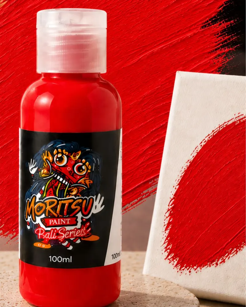 Moritsu Bali Series Acrylic Paint warna Red Canggu
