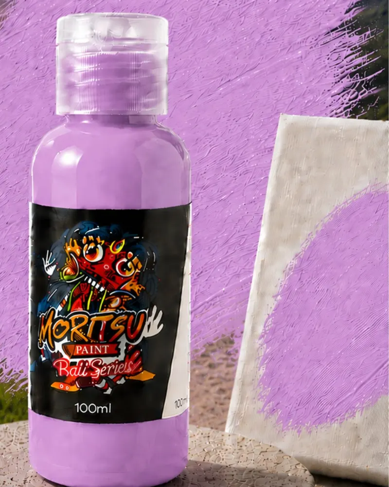 Moritsu Bali Series Acrylic Paint warna Taro Sidemen