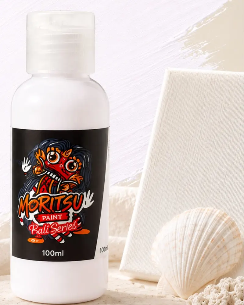 Moritsu Bali Series Acrylic Paint warna White Nusa Dua