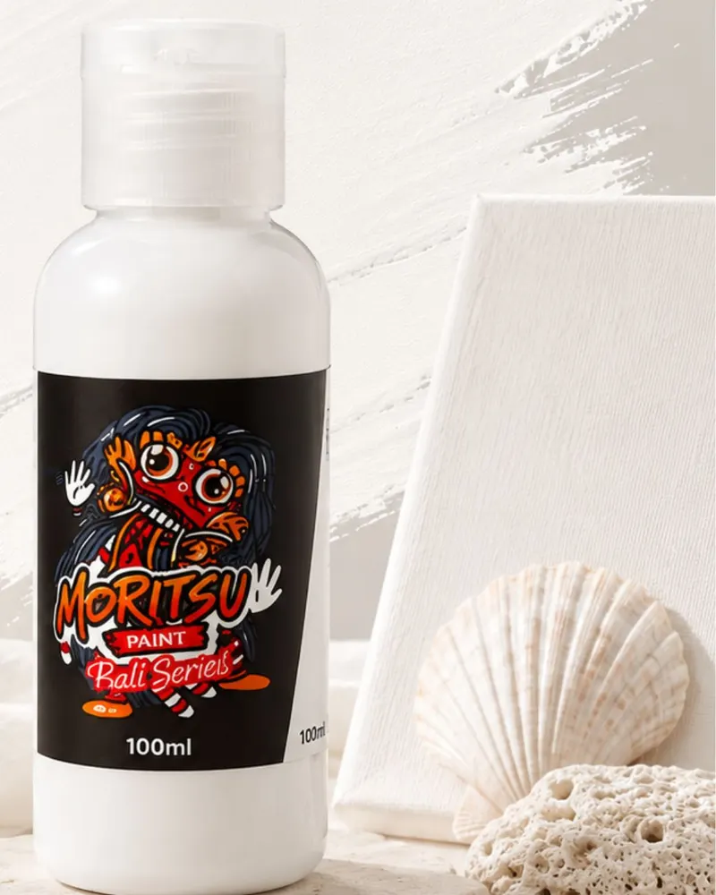 Moritsu Bali Series Acrylic Paint warna White Pandawa